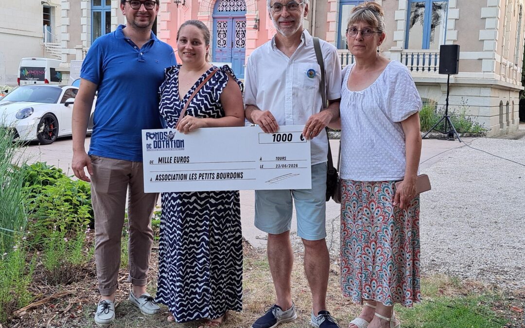 Le Tours Métropole Basket soutient l’association Les Petits Bourdons lors de sa soirée partenaires